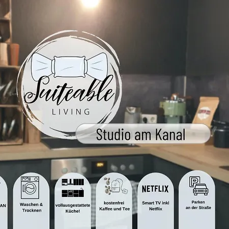 Suiteable Living Hochwertiges Studio Direkt An Der Karl Heine Strasse